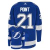 Tampa Bay Lightning Trikot Brayden Point 21 Adidas Stanley Cup 2022 Blau Authentic - Herren